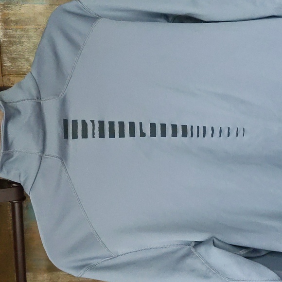 Nike Lacrosse Gray Quarter Zip Pullover - Men's Medium - Picture 4 of 10